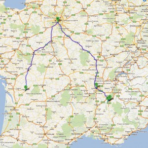 Day 0 : Angoulême > Massy TGV > Lyon > Grenoble > Lans-en-Vercors